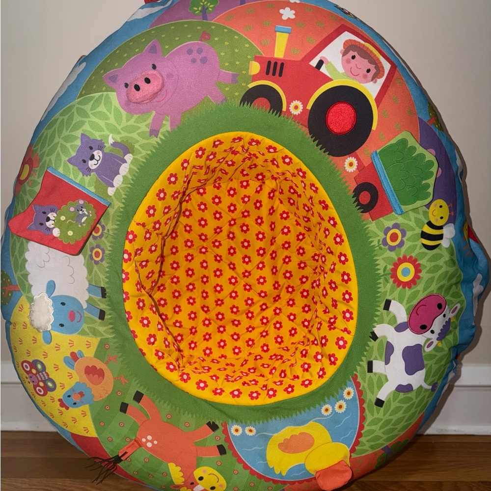 Colorful Farm-Themed Kids Inflatable Chair